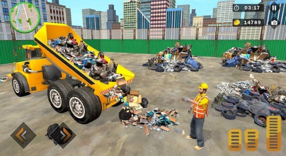城市垃圾收集车模拟驾驶图2