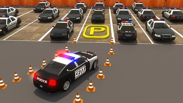 真实警车停车场3D图2