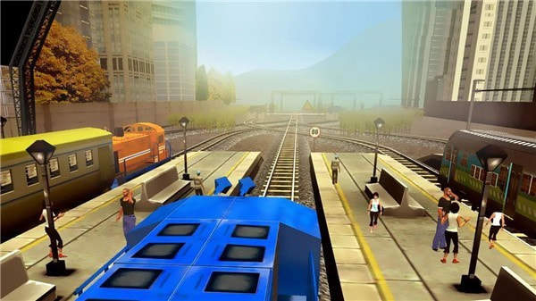 火车飙车模拟器